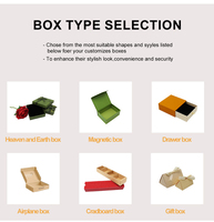 Boîte cadeau pliable de luxe personnalisée en carton ondulé, papier premium avec pelliculage mat, fournisseur en gros haut de gamme pour bijoux et montres