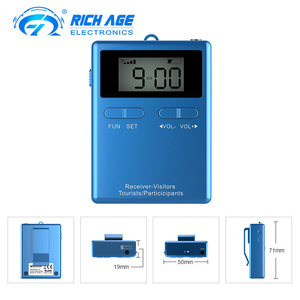 ระบบไกด์นำเที่ยวเสียงไร้สายแบบมือถือ UHF860-870MHz มืออาชีพแปลได้พร้อมกันสำหรับการประชุม - Product Image 6