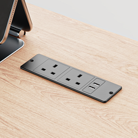 Multiprise encastrée pour meuble, prise de courant pour table, bureau, avec USB-C ports USB-A pour bureau à domicile