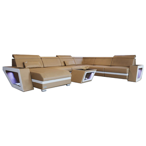 Muebles modernos de cuero para sala de estar, nuevo diseño de alta calidad, en cualquier color - Product Image 1