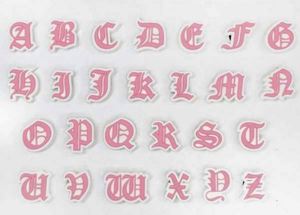 Encantos de letras que brillan en la oscuridad, decoración de zapatos fluorescentes, dijes de zapatos con letras en inglés antiguo - Product Image 4