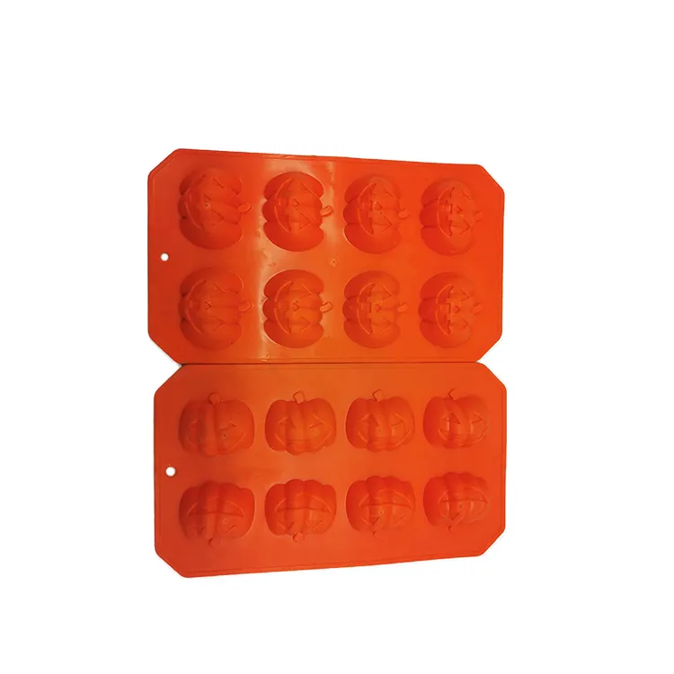 Ghost Pumpkin Bone Shape Custom Silicon Ice Cube Mold Ice Mold