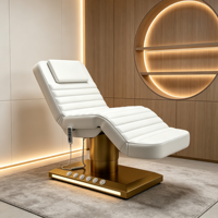 Table de massage pour soins de beauté Salon spa médical de thérapie électrique moderne de haute qualité Salon de cils Lit de thérapie de beauté inclinable