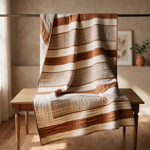 Juego de edredón de retazos bohemio ligero hecho a mano, cosido artesanal ecológico, añade elegancia a cualquier decoración de dormitorio - Product Image 3