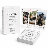 Cartes de transition personnalisées pour chiens – Jeu de cartes souvenir pour animaux de compagnie avec livret souvenir A5 en option