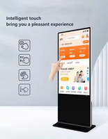 43 дюймов Крытый интерактивный сенсорный экран HD LCD рекламный экран киоск рекламный цифровой дисплей и дисплей