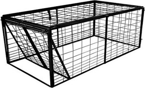 Nouvelle <span class=keywords><strong>cage</strong></span> piège robuste / Piège à porcs / Piège à sangliers portable et facile à assembler, revêtement poudré - Product Image 5