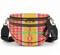 Sac bandoulière en forme de coquillage Sorority Jack and Jill, design élégant avec lettres grecques, sac unisexe en forme de coquillage, sac bandoulière d'extérieur