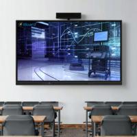 Pizarra Interactiva de 75 Pulgadas con Multitáctil Infrarrojo de 20-50 Puntos y Resolución de 3840x2400 para Educación y Lugar de Trabajo