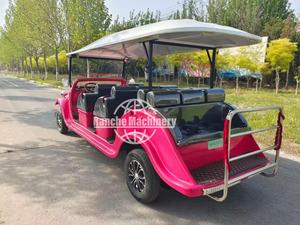 รถกอล์ฟไฟฟ้าแบบคลาสสิก 8 ที่นั่ง สำหรับการเดินทางและเที่ยวชมสถานที่ - Product Image 6