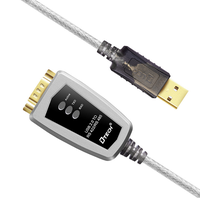 DTech USB a RS422 RS485 Cable Adaptador convertidor de puerto serie con chip FTDI compatible con Windows 11 10 8 7 XP Mac-1,5 pies