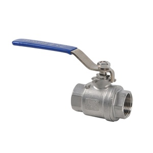COVNA ลดราคาสินค้า B2B วาล์วบอลสแตนเลสทนอุณหภูมิปานกลาง 1000 WOG PSI ขนาด DN40 DN50 วัสดุ Upvc/ทองเหลือง/สแตนเลส - Product Image 1