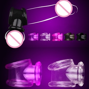 Groothandelsprijs Triple <span class=keywords><strong>Cock</strong></span> <span class=keywords><strong>Ring</strong></span> Seksspeeltjes Voor Delay Ejaculatie Dual Tpe Materiaal Siliconen Vertragingsringen - Product Image 1