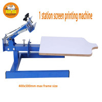 Máquina de impresión de seda, 1 color, 1 estación, NS101-S, Ruida