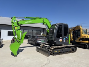 Mini-pelles sur chenilles ZX75 de 7 tonnes en bon état Boutique Hitachi ZX75UR Excavatrice d'occasion de petite construction Machines d'occasion - Product Image 3
