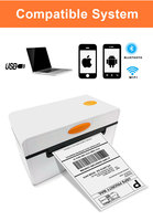 Imprimante thermique USB sans encre 4x6 pour étiquettes d'expédition avec produits en stock