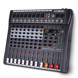 Consola de mezcla de 8 canales de rendimiento profesional, interfaz USB PARA KARAOKE, mezclador de Audio para DJ - Product Image 2
