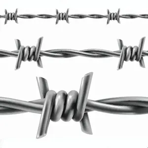 Fencing Barbed Wire 4 Point Twisted Barbed Fence Wire Roll