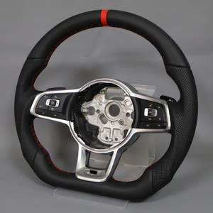 พวงมาลัยสปอร์ตพรีเมียมแบบกำหนดเองสำหรับ VW GTI GTD GTE <span class=keywords><strong>TDI</strong></span> <span class=keywords><strong>6</strong></span> 7 5 4 7.5 3 R MK6 MK7 7R - Product Image 3