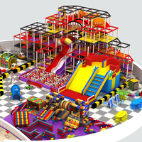 Centro de Alquiler Comercial para Fiestas, Parque Infantil Interior para Niños, Parque de Atracciones, Equipo de Juego Suave, Acero Resistente para Bebés, PVC de Alta Resistencia