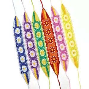 Q&Y 2026 Fascia <span class=keywords><strong>per</strong></span> Capelli Floreale da Donna Lavorata a Maglia Artigianale, Stile Bohemien Carino e Dolce, <span class=keywords><strong>per</strong></span> l'Estate e la Spiaggia, con Fiori all'Uncinetto - Product Image 5