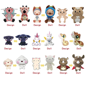 Personalizzato produttore di orso Anime giocattoli in poliestere trapunta per i ragazzi PP maglia di cotone disegno tecnico lavato - Product Image 4