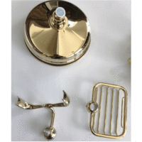 Ensemble de douche thermostatique 3 fonctions en laiton classique européen de luxe baignoires mélangeuses 5 ans de garantie d'usine beaucoup d'approbation WRAS