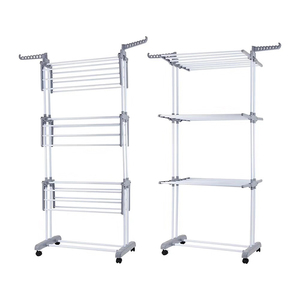 Stendibiancheria Pieghevole Mobile a 3 Ripiani per Verniciatura a Spruzzo - Product Image 3