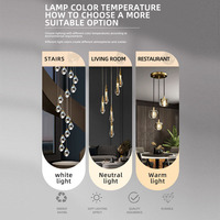 Suspension moderne en cristal lampe de chevet minimaliste pour chambre à coucher lampe de luxe à tête unique pour comptoir de bar restaurant suspension