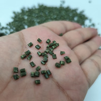 Granulés de résine de polycarbonate PC transparent vierge modifiée RAL6003, fabrication, ignifuge V0, anti-UV
