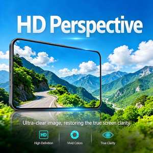 โรงงาน OEM ผลิตกระจกนิรภัยแบบกำหนดเองสำหรับฟิล์มกันรอยหน้าจอ 18 Pro Ultra HD 9H 2.5D ซ่อมแซมตัวเองได้ บางเฉียบ ไร้ฟองอากาศ ปิดเต็มจอ - Product Image 2
