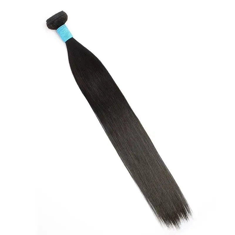 100% real human hair bone straight bundles bleach able African wig curtain Hair weft hair piece