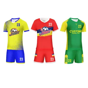 Maglia da <span class=keywords><strong>calcio</strong></span> personalizzata per bambini a buon mercato per bambini maglia sportiva blu e bianca per bambini divise sportive divise da <span class=keywords><strong>calcio</strong></span> kit per ragazzi - Product Image 1