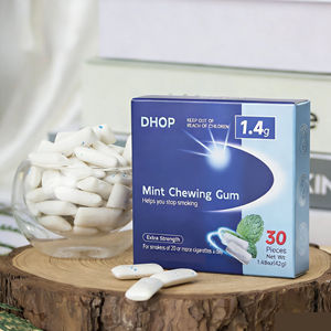 <span class=keywords><strong>Chewing</strong></span>-<span class=keywords><strong>gum</strong></span> au xylitol en gros <span class=keywords><strong>pour</strong></span> arrêter de fumer, personnalisation, haleine fraîche, protection des dents, menthe blanche, sans sucre, à base de plantes, en vrac - Product Image 1