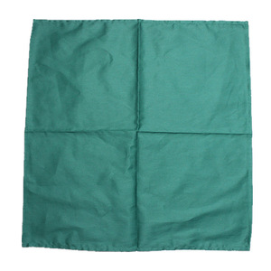 Paño de esterilización para instrumentos quirúrgicos 60x60cm 70x70cm Doble capa Verde oscuro Algodón Con o sin cuerda - Product Image 2