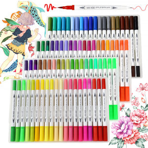 Meistverkaufte 120-Farben Kunst-Marker-Stifte Aquarell-Pinselstifte zum Zeichnen und für Feinlinien - Product Image 1