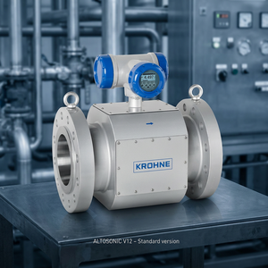 เครื่องวัดอัตราการไหลแบบอัลตราโซนิก Krohne ALTOSONIC V12 สำหรับการถ่ายโอนสินค้า (CT) การวัดก๊าซ แบบ OEM ปรับแต่งได้ พร้อมหน้าแปลนสแตนเลส 316L - Product Image 3
