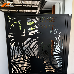 Laser Cut Aluminum <b>Garden</b> Gate Custom Size Rust Proof Outdoor Entrance Panels for Villa Backyard and Landscape Projects - Product Image 1