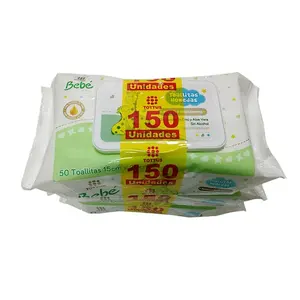 Sample Product Baby Wholesale Water Wet Wipes Biodegradable Hot Selling 2023 Baby Products Baby Things For New Born