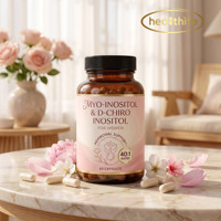 Healthife Factory Vente en gros de compléments d'inositol : Capsules de Myo-Inositol et D-Chiro-Inositol avec Ashwagandha et Vitamine D