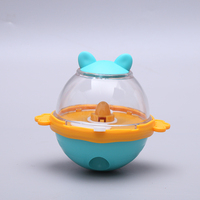 Jouet Distributeur de Friandises pour Chien, Distributeur de Nourriture Interactif pour Chat, Balle Tumblante, Alimentation Lente, Exercice Intérieur, Enrichissement, Accessoires pour Animaux de Compagnie