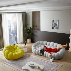 أريكة فاخرة بتصميم مخصص من Fangyuzheng، أثاث منزلي، كنبة منتفخة منحنية، أريكة الفقاعات لغرفة المعيشة وصالون الفندق - Product Image 4