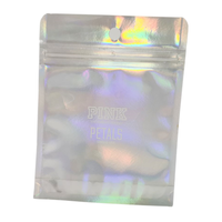 Bolsa con Cierre Hermético, Bolsas de Correo Láser, Bolsas de Embalaje de Plástico con Cierre para Regalos y Joyería, Bolsa de Embalaje de Mylar con Holograma, Paquete Pequeño