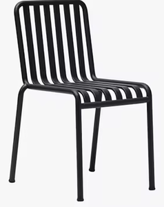 Custom Modern <b>Aluminum</b> Wood Outdoor Dining <b>Table</b> Slatted Design Minimalist Style Durable Backyard Courtyard Furniture - Product Image 2