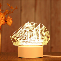 Veilleuse LED à imprimé personnalisé Love Base Lampe 3d avec photo personnalisée Veilleuse en acrylique