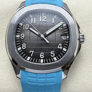 Reloj Mecánico de Lujo para Buceo, Resistente al Agua, de la Mejor Calidad, 40 mm, Fábrica DDF, Movimiento ETA 330, Grosor 8.3 mm, Correa Azul PP - Product Image 1