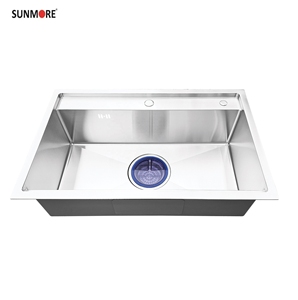 Cheap Price Single Bowl Stainless Steel Kitchen Sink Rectangular <b>Vegetable</b> Washing Basin Counter Installation Kitchen - Product Image 4