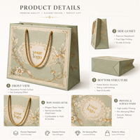 Sacs en papier pour vêtements, sacs de shopping, vente en gros, design personnalisé, sacs en papier cadeau avec votre propre logo