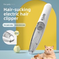Nouvelle tondeuse à poils pour animaux ER430 avec lumière intégrée et fonction de recharge ; pour la tonte des pattes de chat, équipée d'une fonction de collecte des poils