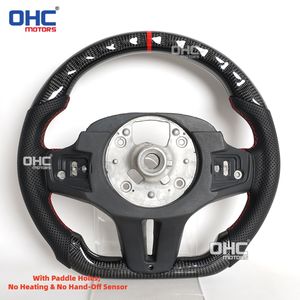 USA magazzino reale in fibra di carbonio M5 G30 volante per <span class=keywords><strong>Bmw</strong></span> 5 serie G38 G32 <span class=keywords><strong>G11</strong></span> G12 G14 G15 G05 G06 G07 con fori a pale - Product Image 6